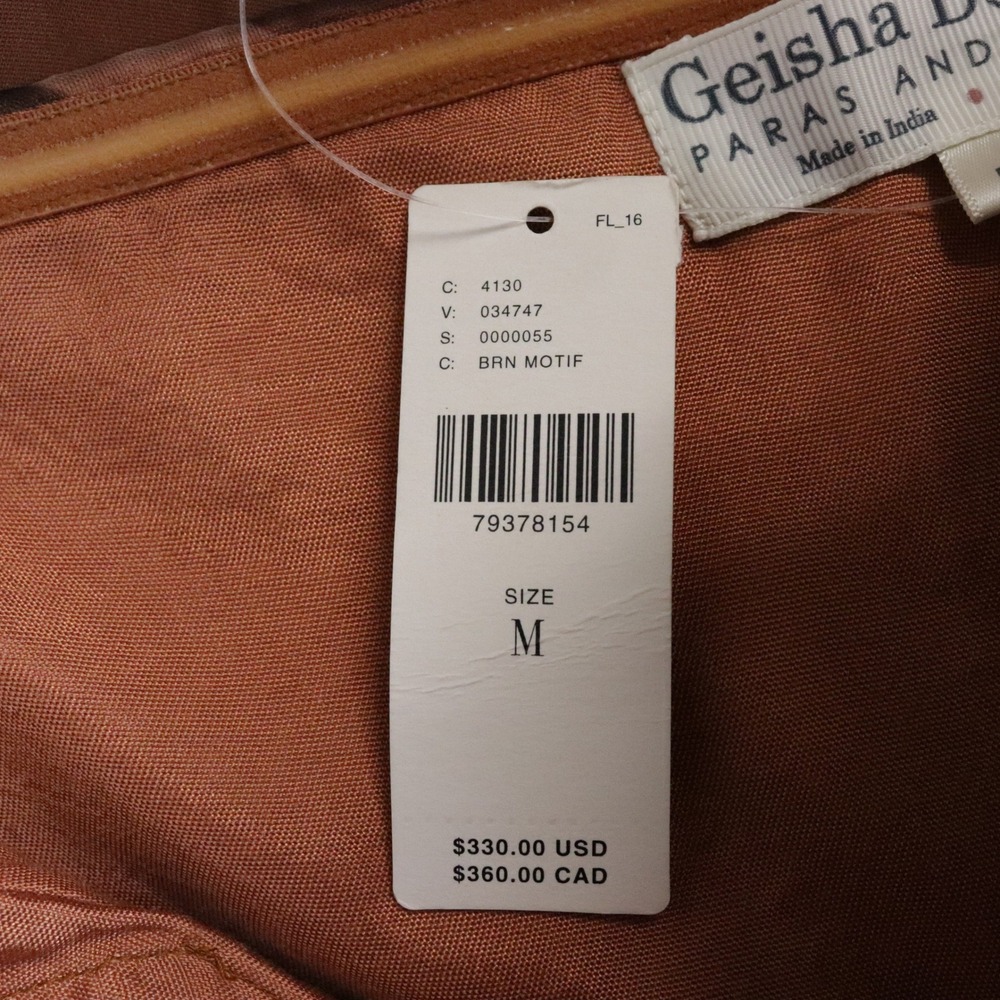 NWT Anthropologie Geisha Designs Martina Floral Dress Maxi Strapless Medium - Picture 11 of 13